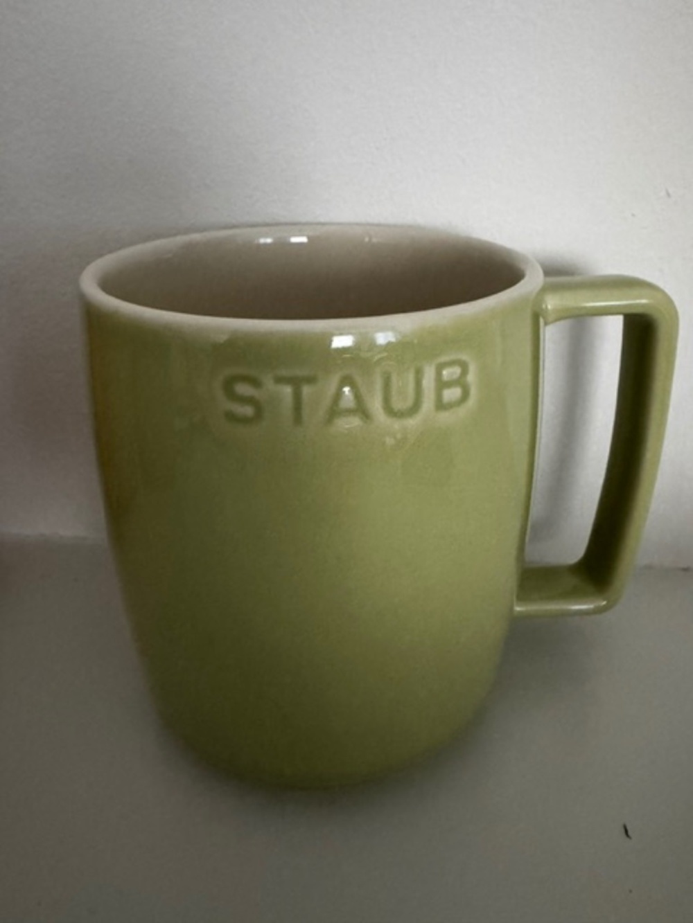 Staub Ceramic 11.8-oz MUG ~ Green ~Macaron Pastel